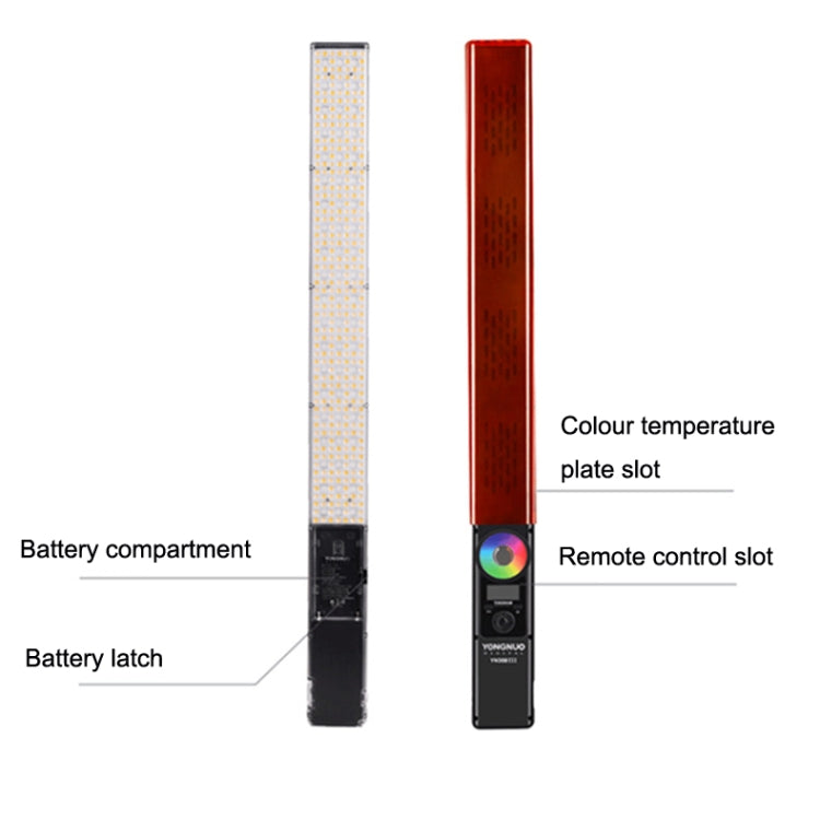 YONGNUO YN360III RGB Colorful Stick Light Hand Holds LED Photography Fili Lights, Spec: Standard - free shipping - PMC TechLife - Order now!