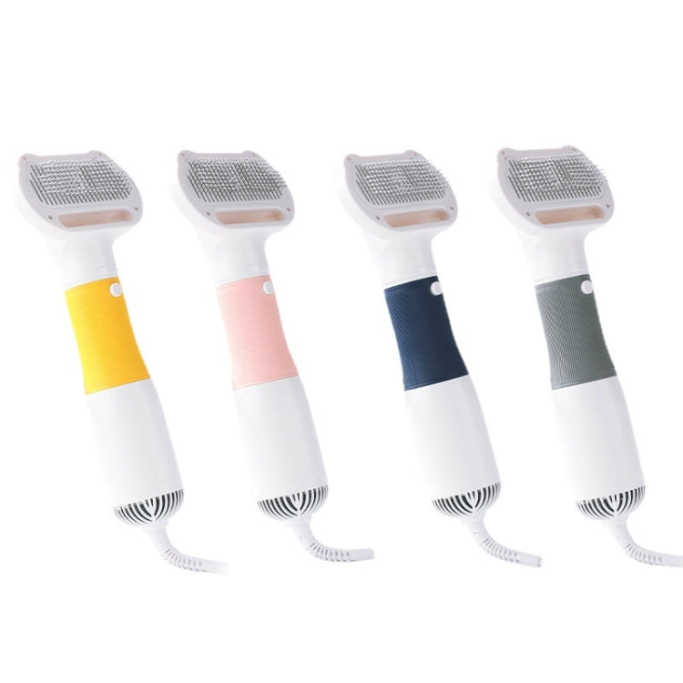 3 in 1 600W Pet Electric High Wind Hair Removal Blowing Combs, Specification: EU Plug 220V(Yellow) - Brushes & Combs by PMC TechLife | Online Shopping South Africa | PMC TechLife | Buy Now Pay Later Mobicred
