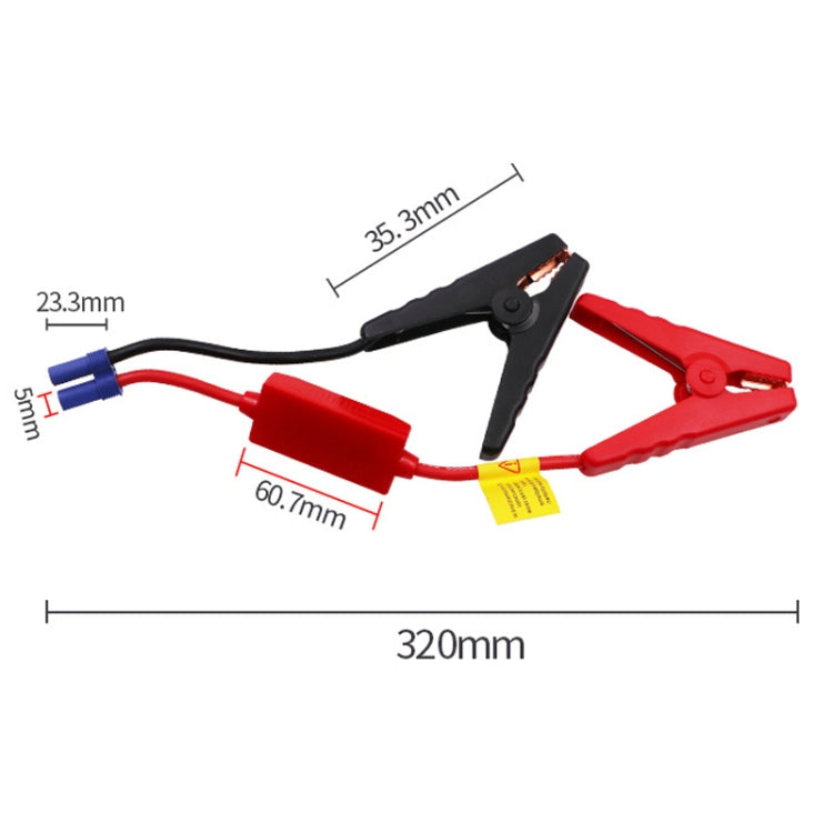 Car Emergency Starter Power Battery Connection Lighter Cable(Large Clip) - Booster Cable & Clip by PMC TechLife | Online Shopping South Africa | PMC TechLife