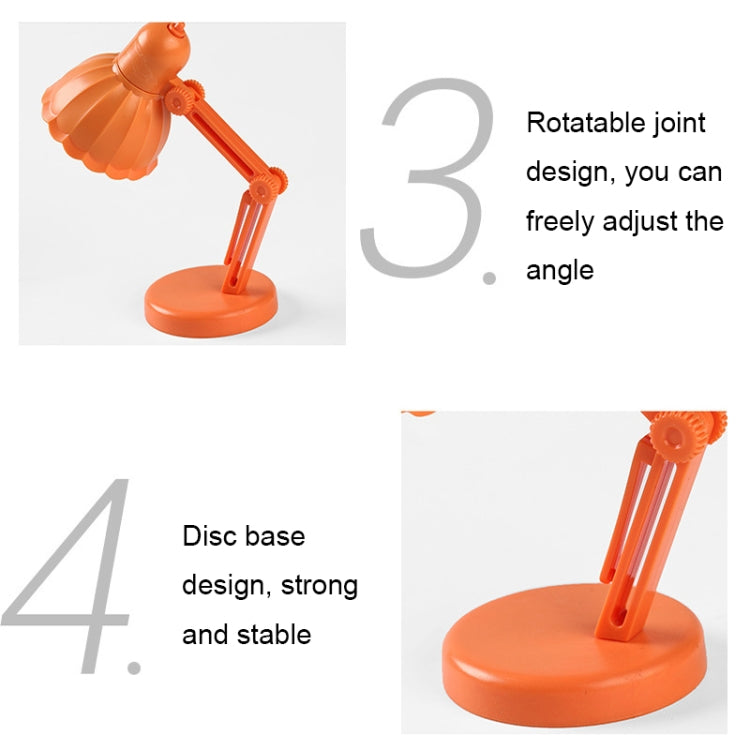 Flower Shape LED Mini Magnetic Table Lamp Foldable Bedside Night Light(09A Black) - Bedside Light by PMc TechLife | Online Shopping South Africa | PMc TechLife | Buy Now Pay Later Mobicred