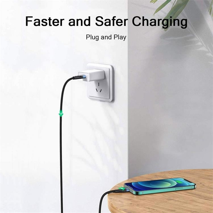 QGeeM MF01 USB-A To 8 Pin Phone Tablet Fast Charging Data Cable, Length: 1m - free shipping - PMC Jewellery - Order now!