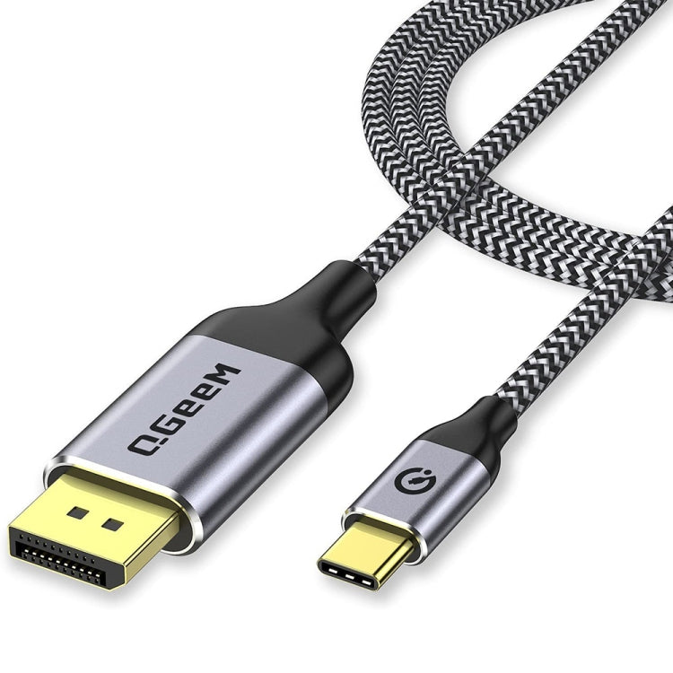 QGeeM QG-UA13 Type-C To DP 4K 60Hz Nylon Braided Adapter Cable, Length: 1.2m - free shipping - PMC Jewellery - Order now!