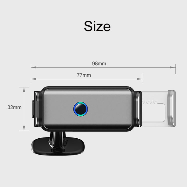 Car Air Outlet Smart Navigation Electric Mobile Phone Holder, Color: 660 Black - Car Holders by PMC TechLife | Online Shopping South Africa | PMC TechLife | Buy Now Pay Later Mobicred