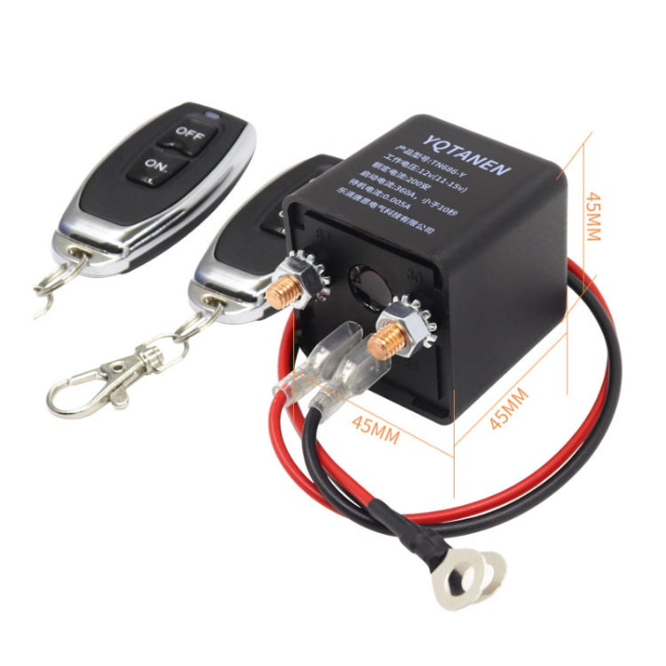 YQTANEN Car Battery Leakage Protection Remote Control Power Off Relay, Voltage: 24V 120A - Relays by PMC TechLife | Online Shopping South Africa | PMC TechLife | Buy Now Pay Later Mobicred