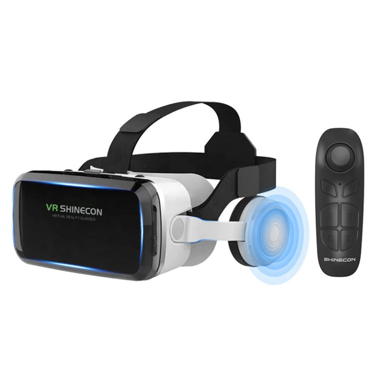 VRSHINECON G04BS+B03 Handle 3D Virtual Reality Helmet VR Glasses With Bluetooth Headset - free shipping - PMC Jewellery - Order now!