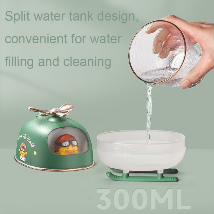 ICARER FAMILY IFJSQ07 Cartoon Nano Spray Atmosphere Night Light Humidifier, Spec: Plug-in (Green) - free shipping - PMC TechLife - Order now!