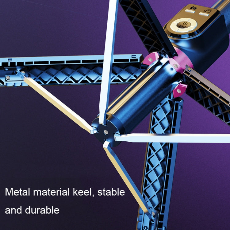 360-degree Rotating Foldable Bluetooth Selfie Sticks Live Stand, Spec: P225 TK (Single Clip) - Selfie Sticks by PMC TechLife | Online Shopping South Africa | PMC TechLife | Buy Now Pay Later Mobicred