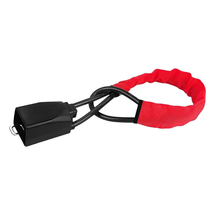 S308 Car Steering Wheel Wire Rope Lock Security Anti-theft Locks(Red) - Steering Wheel Locks by PMC TechLife | Online Shopping South Africa | PMC TechLife | Buy Now Pay Later Mobicred