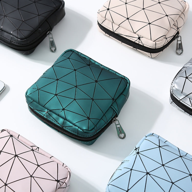 XH8214 Portable Sanitary Napkin Storage Bag Large Capacity Waterproof Coin Bag(Plant Green) - free shipping - PMC TechLife - Order now!