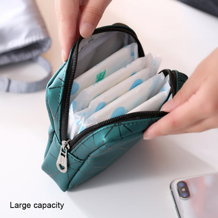 XH8214 Portable Sanitary Napkin Storage Bag Large Capacity Waterproof Coin Bag(Cherry Pink) - Storage Bags by PMC TechLife | Online Shopping South Africa | PMC TechLife