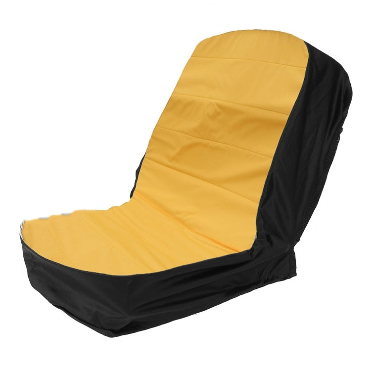 Dustproof Seat Cover For Grass Cutter / Agricultural Vehicle / Forklift / Tractor, Size: 15 Inch (Yellow Black) - Seat Accessories by PMC TechLife | Online Shopping South Africa | PMC TechLife | Buy Now Pay Later Mobicred