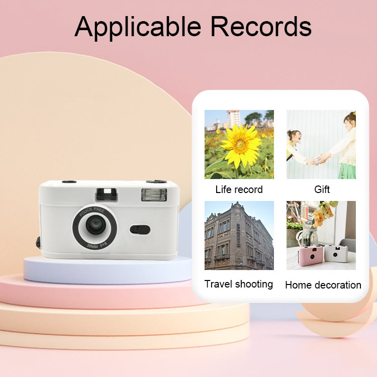 R2-FILM Retro Manual Reusable Film Camera for Children without Film(Black+Pink Purple) - Children Cameras by PMC Jewellery | Online Shopping South Africa | PMC Jewellery | Buy Now Pay Later Mobicred