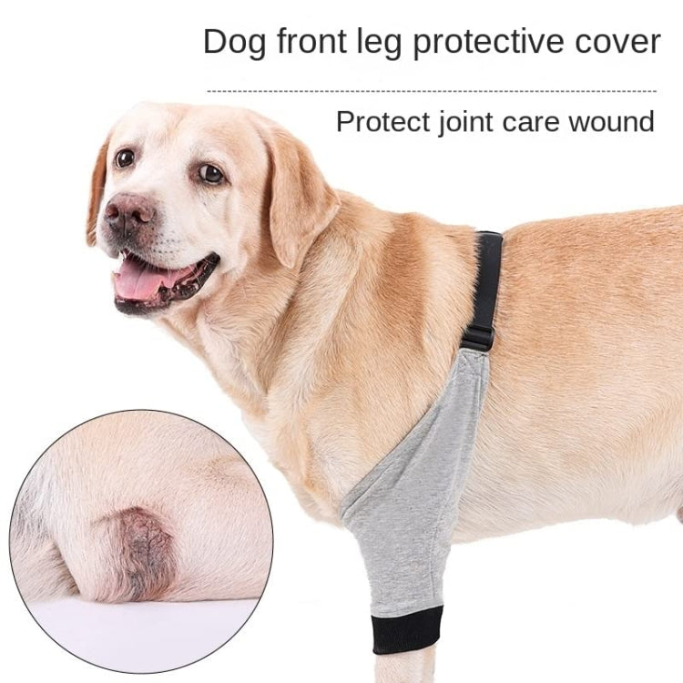 Pet Knee Pads Breathable Dog Elbow Brace Front Leg Brace, Size: XL(Gray Black) - Protective & Protection by PMC TechLife | Online Shopping South Africa | PMC TechLife | Buy Now Pay Later Mobicred