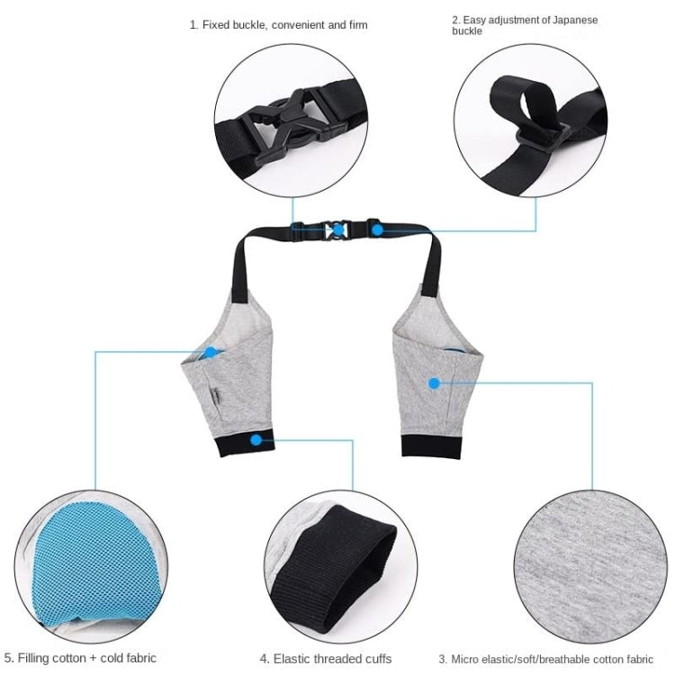 Pet Knee Pads Breathable Dog Elbow Brace Front Leg Brace, Size: XL(Gray Black) - Protective & Protection by PMC TechLife | Online Shopping South Africa | PMC TechLife | Buy Now Pay Later Mobicred