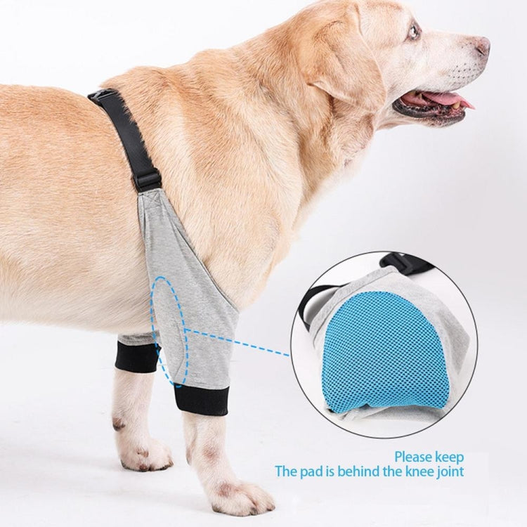 Pet Knee Pads Breathable Dog Elbow Brace Front Leg Brace, Size: XL(Gray Black) - Protective & Protection by PMC TechLife | Online Shopping South Africa | PMC TechLife | Buy Now Pay Later Mobicred