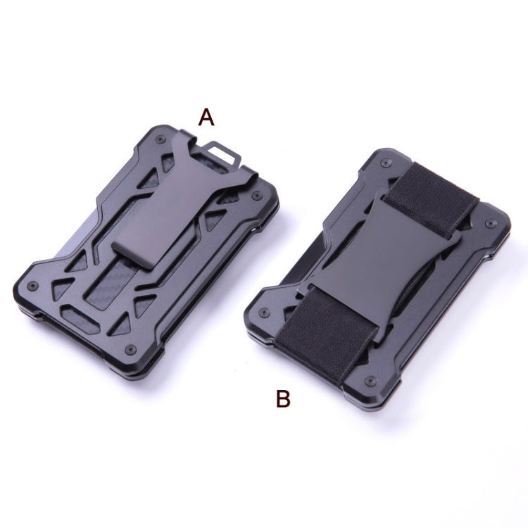For AirTag Tracker Card Holder Metal Anti-Theft RFID Wallet(B Model Black) - free shipping - PMC TechLife - Order now!
