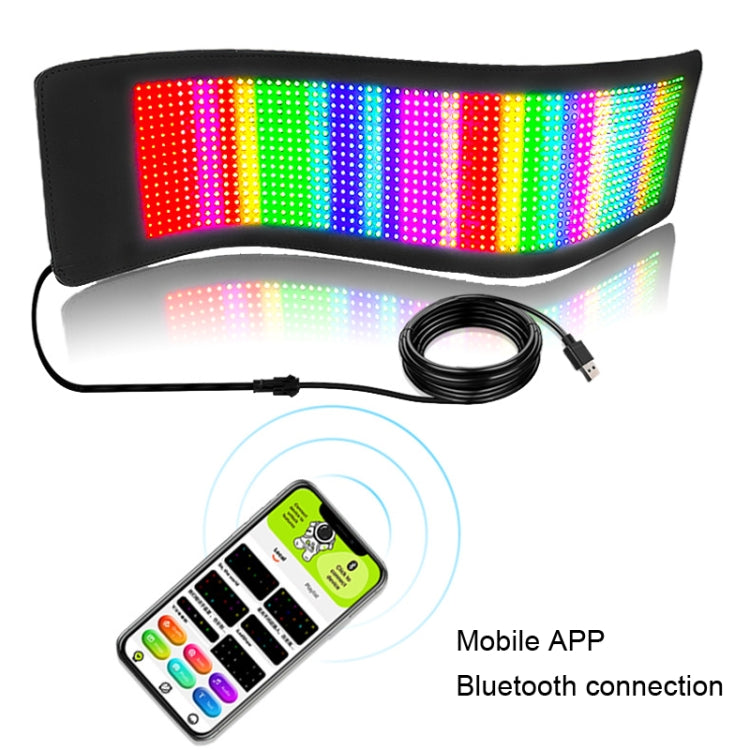 S3264RGB 390x187mm Car LED Flexible Display Cell Phone APP Control Bluetooth Connection - Car Monitor by PMC TechLife | Online Shopping South Africa | PMC TechLife | Buy Now Pay Later Mobicred
