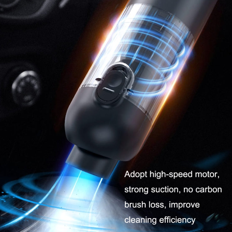 P03 16000Pa Strong Suction High Power Portable Handheld Wireless Car Vacuum Cleaner(Silver White) - Vacuum Cleaner by PMC TechLife | Online Shopping South Africa | PMC TechLife | Buy Now Pay Later Mobicred