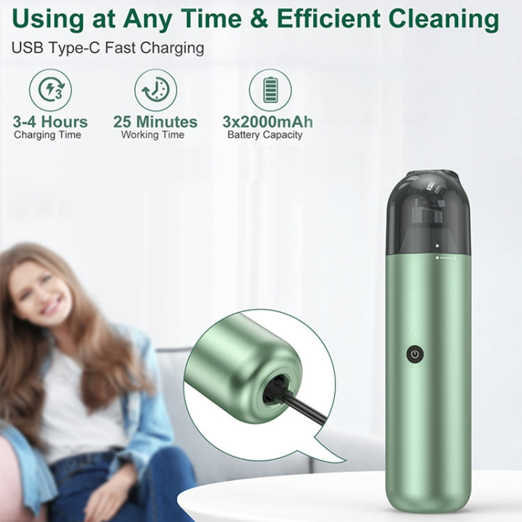 Pinjia P07 Wireless Mini Fashion Vehicle Vacuum Cleaner(Elegant Black) - Vacuum Cleaner by PMC TechLife | Online Shopping South Africa | PMC TechLife | Buy Now Pay Later Mobicred