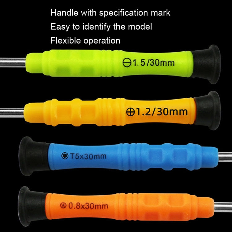 20pcs Mini Screwdriver Anti-Slip Mobile Phone Disassembly Maintenance Tools, Series: T2 - Screwdriver by PMC TechLife | Online Shopping South Africa | PMC TechLife