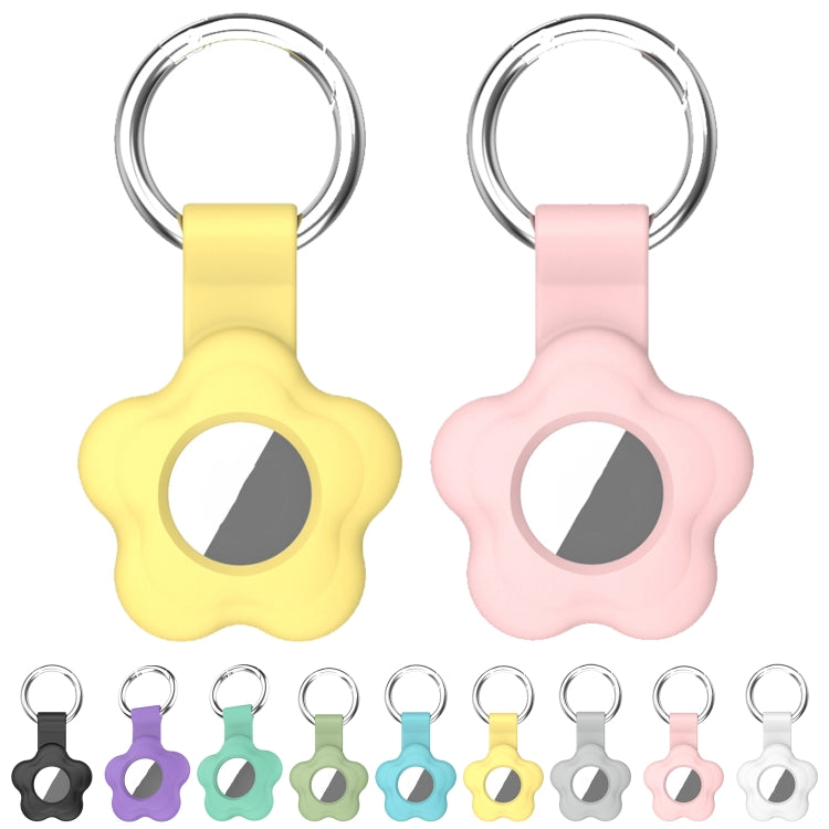 For AirTag 5pcs AT03 Tracker Case Positioning Anti-loss Device Storage Keychain Cover(Purple) - free shipping - PMc TechLife - Order now!