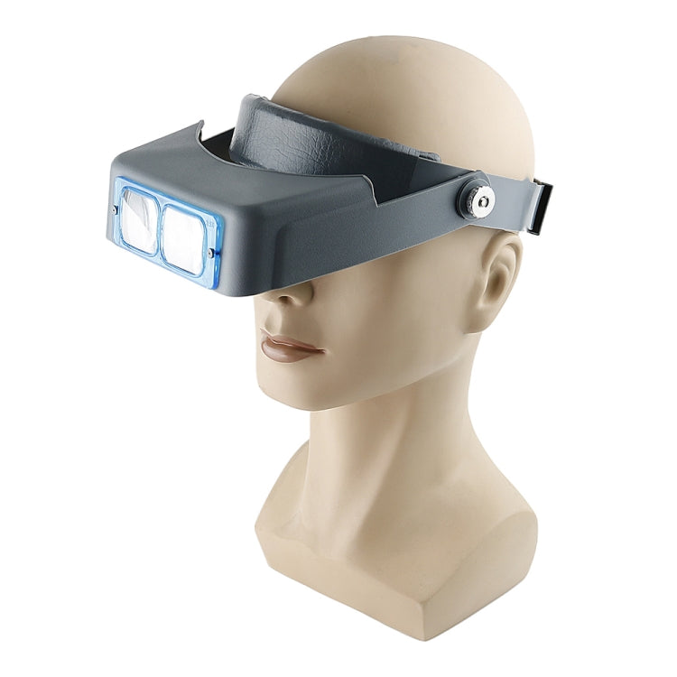81007-B 1.5X/2X/2.5X/3.5X Optical Lens Head-mounted Watch Repair Magnifying Glass - Glasses Style by PMC TechLife | Online Shopping South Africa | PMC TechLife