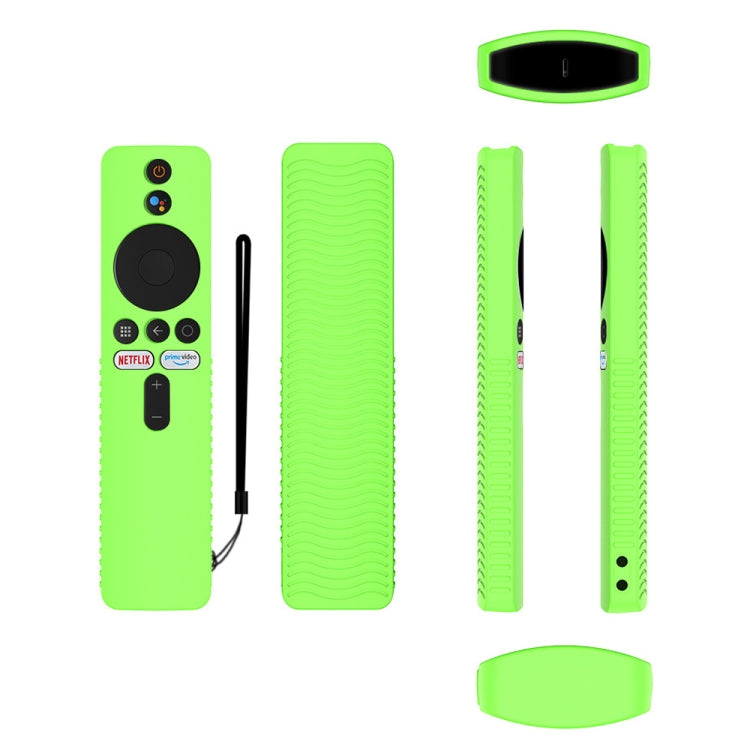 For Xiaomi 4K TV Stick Y48 Remote Control Anti-Drop Silicone Protective Cover(Luminous Green) - Remote Control Covers by PMC TechLife | Online Shopping South Africa | PMC TechLife
