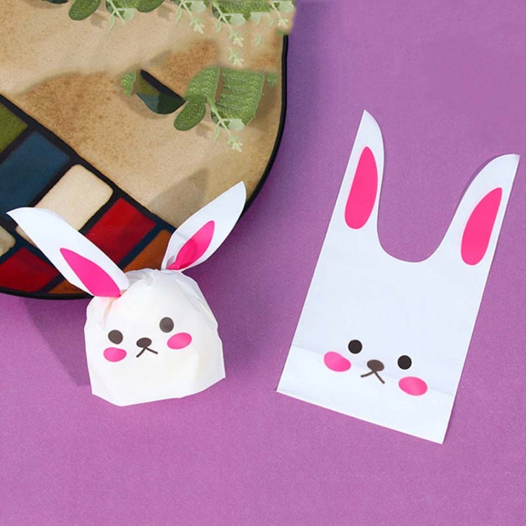 1bag Cartoon Rabbit Ears Gift Packaging Bags Candy Baking Snowflake Cookies Bags, Size: 13x23cm(Pink Black Mouth) - Gift Bags & Wrapping Supplies by PMC TechLife | Online Shopping South Africa | PMC TechLife