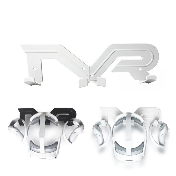 Wall Bracket Display Stand For Meta Quest 2/Pico Neo 3/Pico 4/Pro VR Accessories(White) - VR Accessories by PMC TechLife | Online Shopping South Africa | PMC TechLife | Buy Now Pay Later Mobicred
