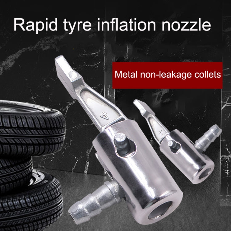 2pcs Vehicle Inflatable Pump Tube Joint Tire Mouth Gas Mouth Tube Fast Connector Inflatable PumpTo Rotate No Deflating - Inflatable Pump by PMC TechLife | Online Shopping South Africa | PMC TechLife