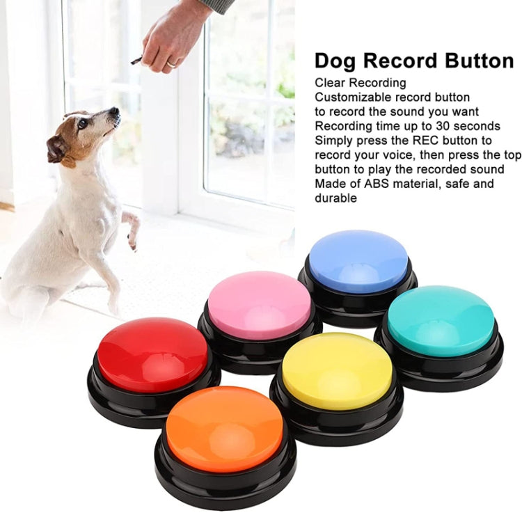Pet Communication Button Dog Vocal Box Recording Vocalizer, Style: Recording Model(Purple) - Training Aids by PMC TechLife | Online Shopping South Africa | PMC TechLife | Buy Now Pay Later Mobicred