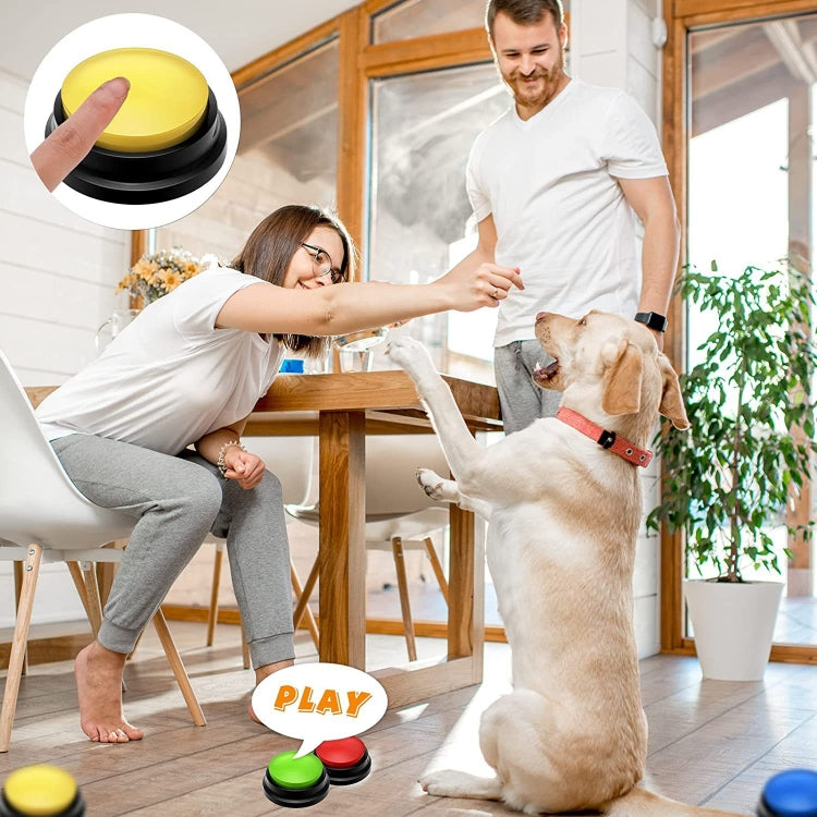 Pet Communication Button Dog Vocal Box Recording Vocalizer, Style: Recording Model(Orange) - Training Aids by PMC TechLife | Online Shopping South Africa | PMC TechLife | Buy Now Pay Later Mobicred