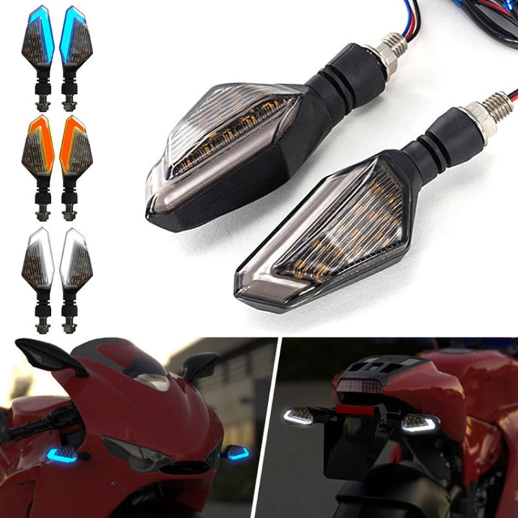 MK-236 4pcs 22LED Motorcycle V Line Two Color Turning Light Signal Angle Light(Yellow Red) - Turn Signal by PMC Jewellery | Online Shopping South Africa | PMC Jewellery | Buy Now Pay Later Mobicred