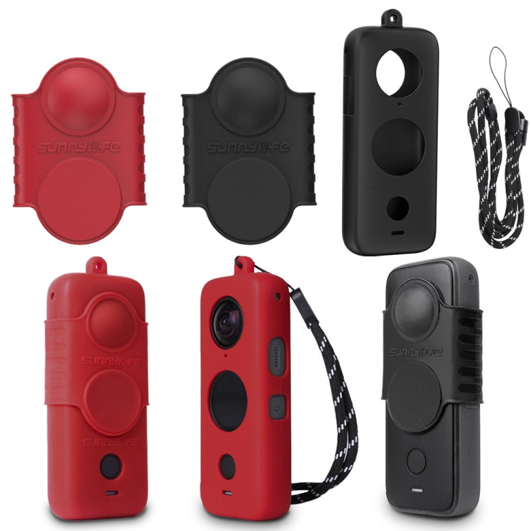 For Insta360 One X2 Sunnylife ST-Q9420 Silicone Protective Case Red Lens Screen Case - free shipping - PMC TechLife - Order now!