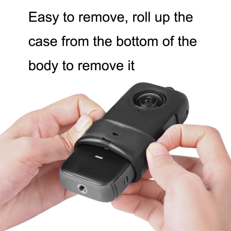 For Insta360 One X2 Sunnylife ST-Q9420 Silicone Protective Case Black Lens Screen Case - free shipping - PMC TechLife - Order now!