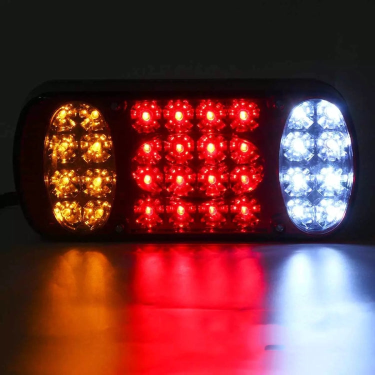 MK-231 12V Trailer Truck Car Straw Hat Lamp Beads Taillights(Red) - free shipping - PMC TechLife - Order now!