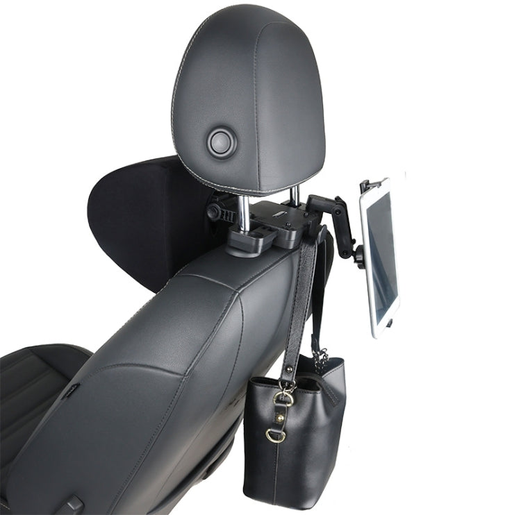 A09 5D Car Universal Adjustment U-shaped Memory Foam Headrest, Color: With Phone Holder - Seat Accessories by PMC TechLife | Online Shopping South Africa | PMC TechLife | Buy Now Pay Later Mobicred