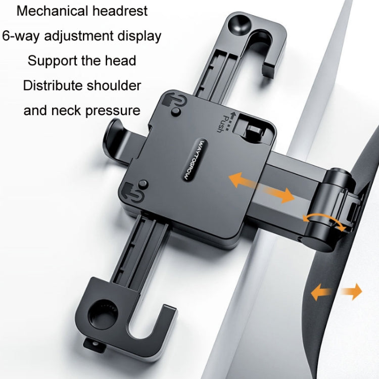 A09 5D Car Universal Adjustment U-shaped Memory Foam Headrest, Color: With Phone Holder - Seat Accessories by PMC TechLife | Online Shopping South Africa | PMC TechLife | Buy Now Pay Later Mobicred