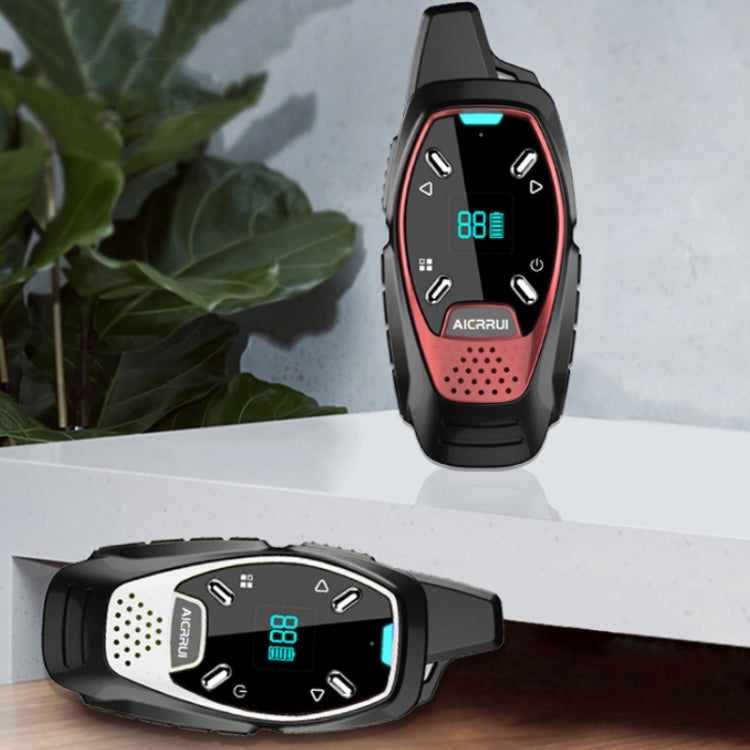 LED Display USB Charging Wireless Handheld Small Mini Walkie Talkie(White) - Handheld Walkie Talkie by PMC TechLife | Online Shopping South Africa | PMC TechLife | Buy Now Pay Later Mobicred