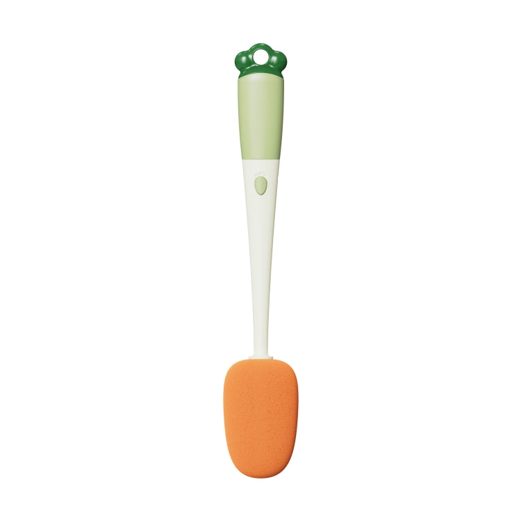 Long Handle Household Multifunctional Cup Washing Brush Carrot Shape 3 In 1 Cleaning Brush(Green) - Cleaning Tools by PMc TechLife | Online Shopping South Africa | PMc TechLife | Buy Now Pay Later Mobicred
