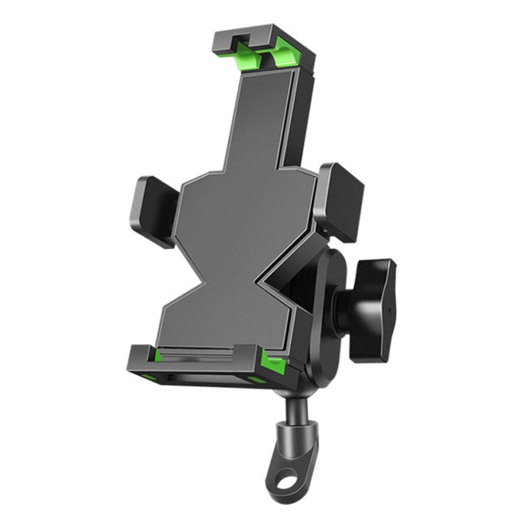 A04 Metal Motorcycle Mobile Phone Navigation Bracket Bicycle Frame Multifunctional Car Fixed Clamp(Rearview Mirror Model) - Holder by PMC TechLife | Online Shopping South Africa | PMC TechLife | Buy Now Pay Later Mobicred