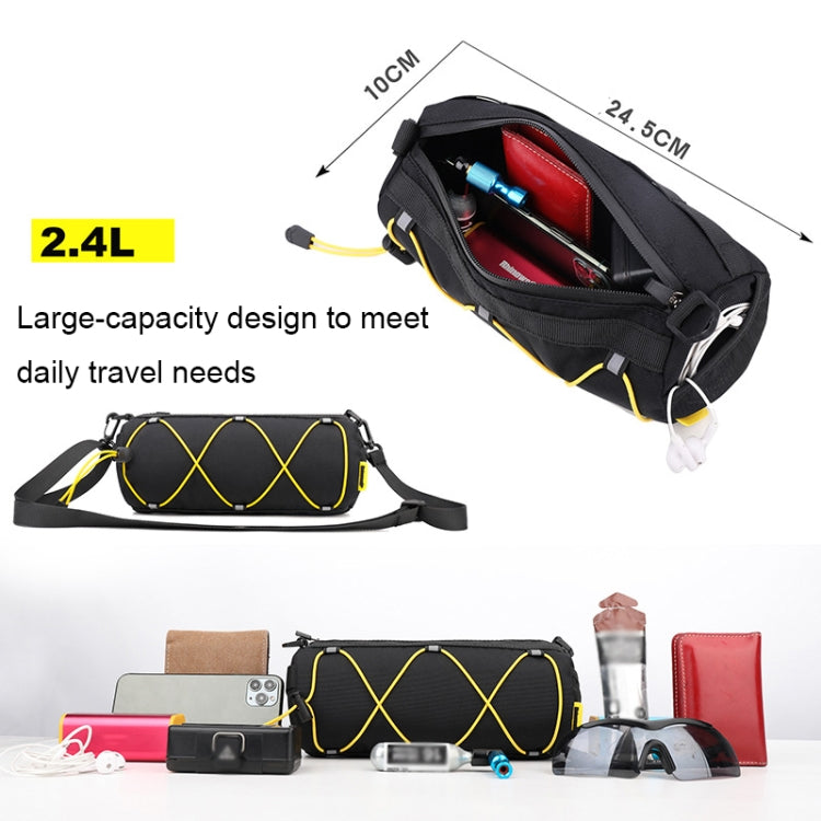 Rhinowalk RK9103 2.4L Outdoor Sports Cycling Front Bag Bicycle Waterproof Handlebar Bag(Black) - Bicycle Bags by PMC TechLife | Online Shopping South Africa | PMC TechLife | Buy Now Pay Later Mobicred