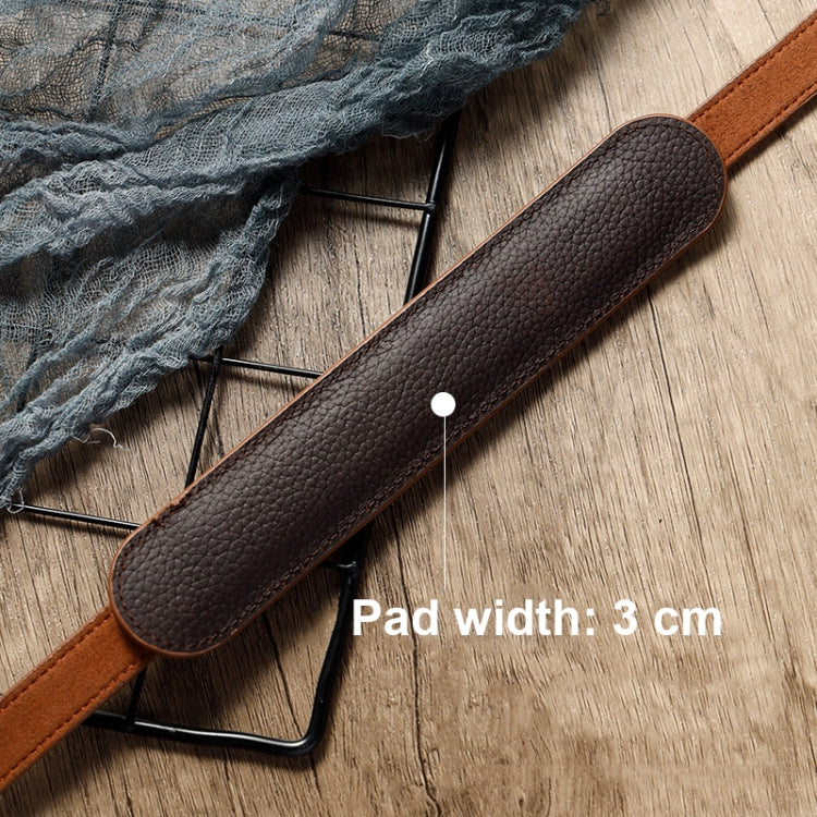 Outdoor Photography Cowhide Leather Camera Shoulder Hanging Neck Winding Strap, Spec: Pure Leather (Black) - Camera Strap by PMC TechLife | Online Shopping South Africa | PMC TechLife | Buy Now Pay Later Mobicred