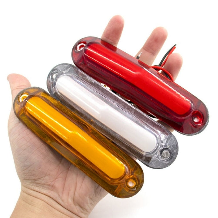 4pcs MK-162 6LED Light Guide Side Light 10-30V Trailer Side Tail Light(Red) - Warning Lights by PMC TechLife | Online Shopping South Africa | PMC TechLife | Buy Now Pay Later Mobicred