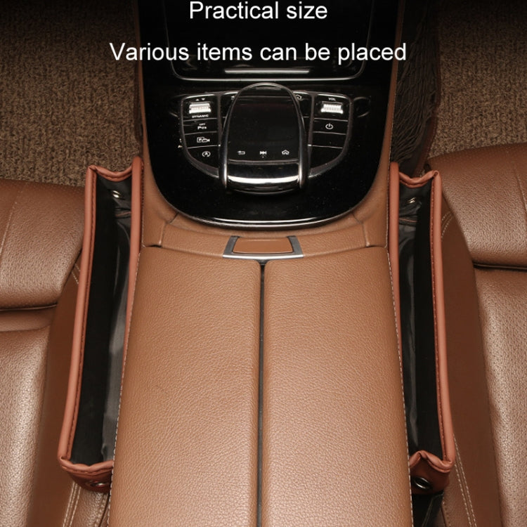 Multifunctional Car Seat Crevice Storage Box, Pattern: No Logo(Claret) - Stowing Tidying by PMC TechLife | Online Shopping South Africa | PMC TechLife | Buy Now Pay Later Mobicred