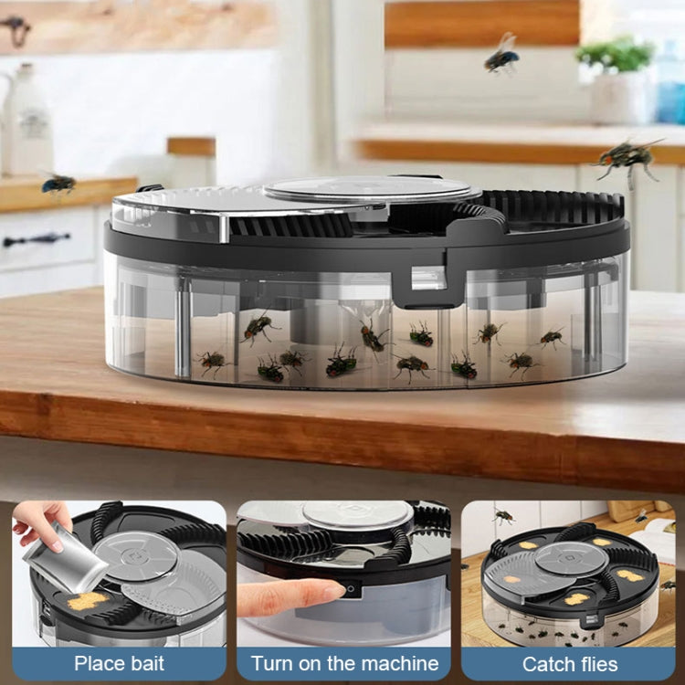 S008 Automatic Fly Killer Silent USB Household Fly Trap, Spec: USB Type (White) - Repellents by PMC TechLife | Online Shopping South Africa | PMC TechLife | Buy Now Pay Later Mobicred