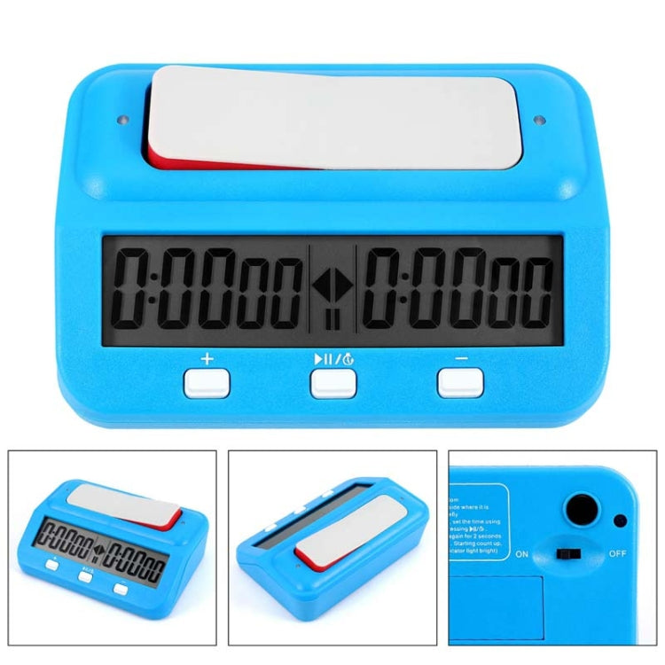 HQT101 Plastic Chess Clock Go Chess Timer(Blue) - Alarm Clocks by PMC TechLife | Online Shopping South Africa | PMC TechLife | Buy Now Pay Later Mobicred