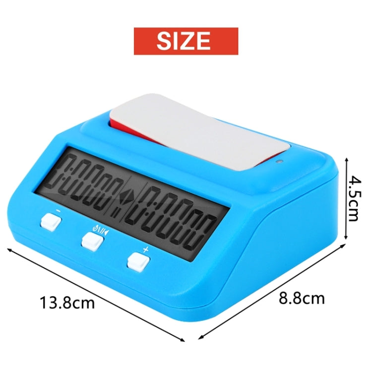 HQT101 Plastic Chess Clock Go Chess Timer(Blue) - Alarm Clocks by PMC TechLife | Online Shopping South Africa | PMC TechLife | Buy Now Pay Later Mobicred