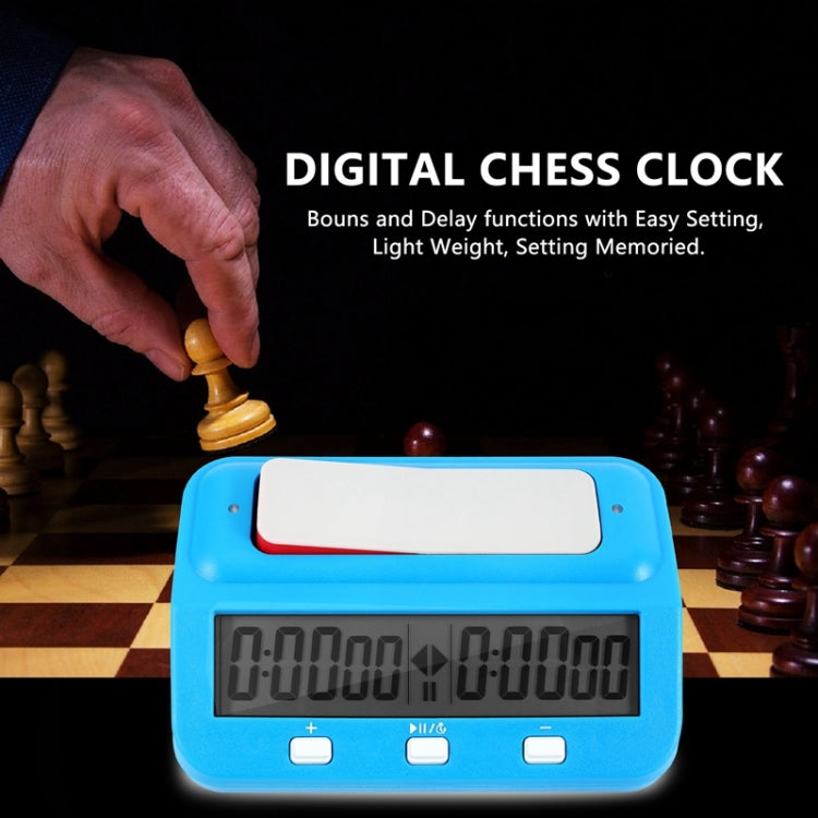 HQT101 Plastic Chess Clock Go Chess Timer(Blue) - Alarm Clocks by PMC TechLife | Online Shopping South Africa | PMC TechLife | Buy Now Pay Later Mobicred