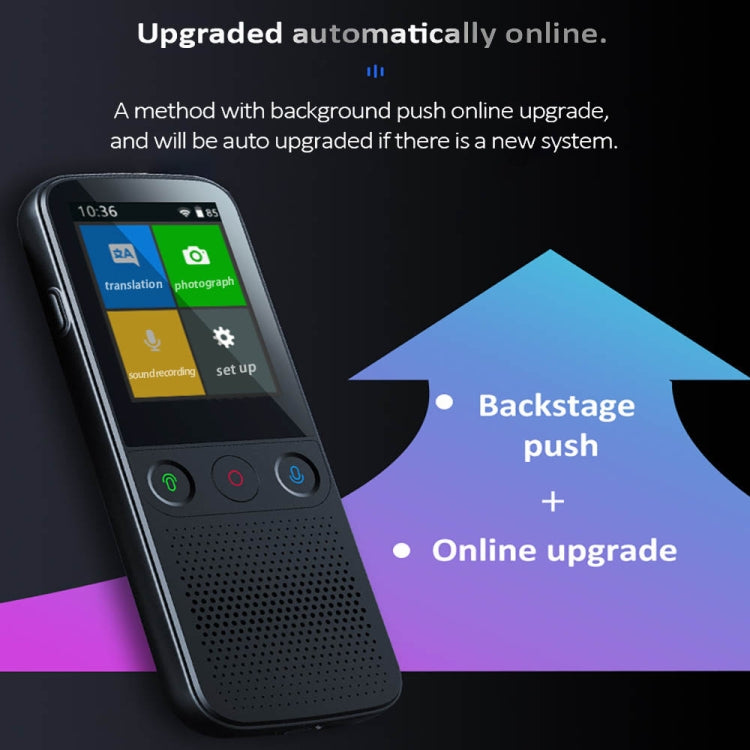 T10Pro Wifi Artificial Intelligence Photo / Recording Translating Machine Supports 138 Languages(White) -  by PMC TechLife | Online Shopping South Africa | PMC TechLife | Buy Now Pay Later Mobicred
